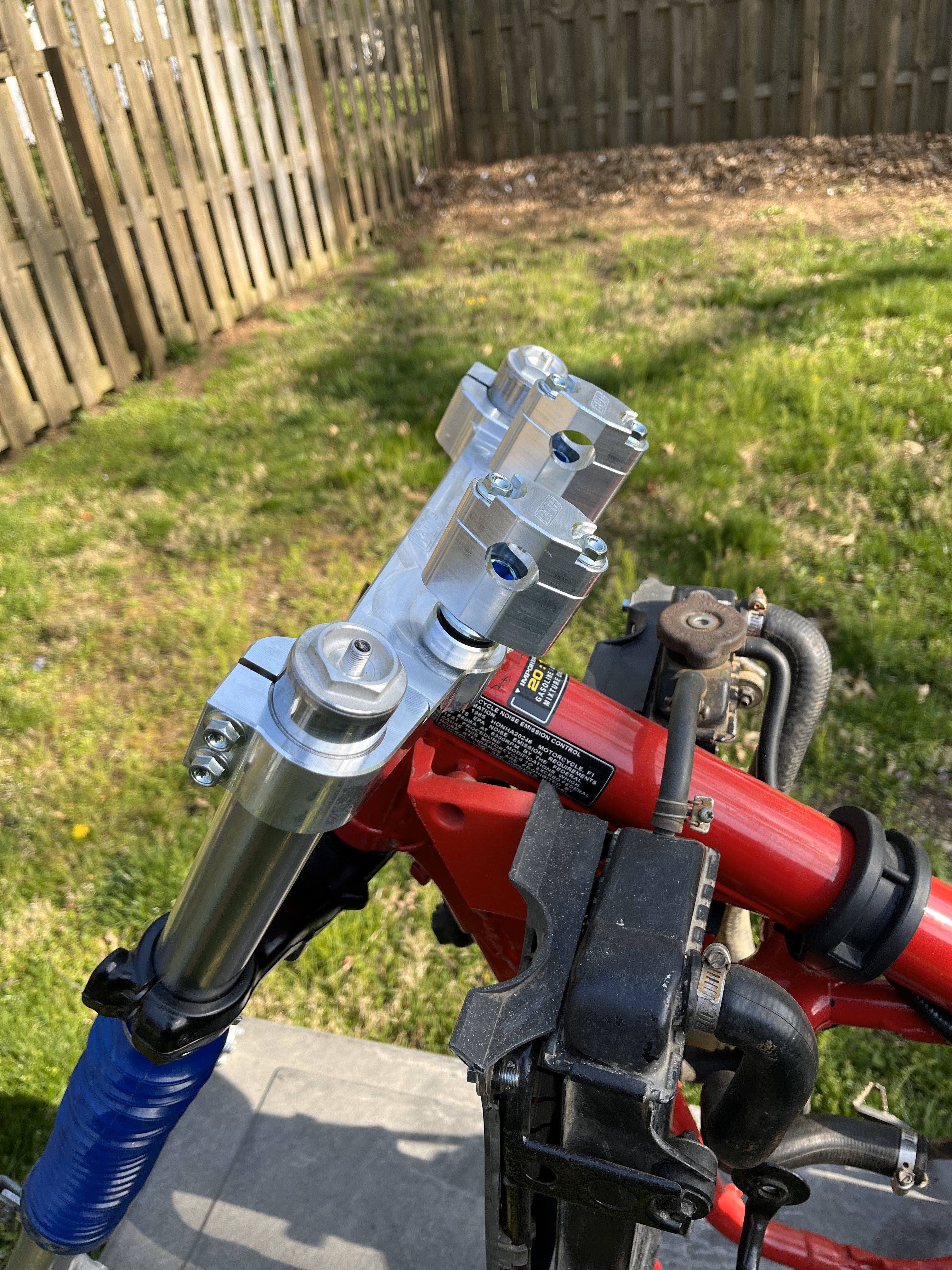 85/86 ATC250R Billet Top Triple Clamp (OEM Replacement) – BVC TRIKES