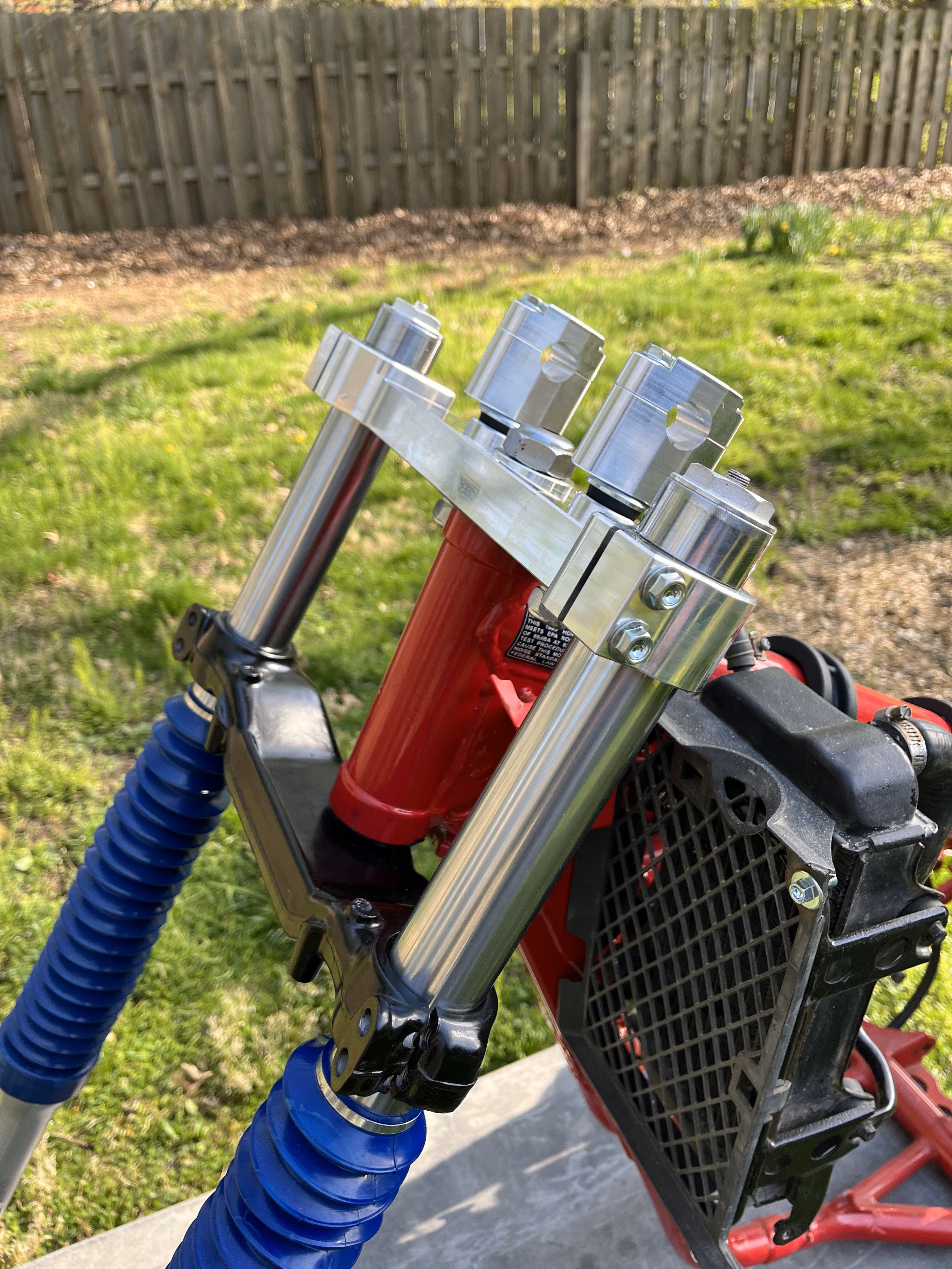 85/86 ATC250R Billet Top Triple Clamp (OEM Replacement) – BVC TRIKES