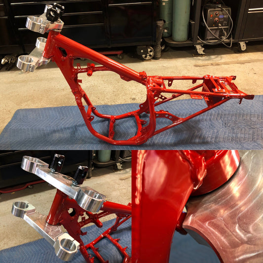 85-86 250R Invert fork conversion Clamp kit